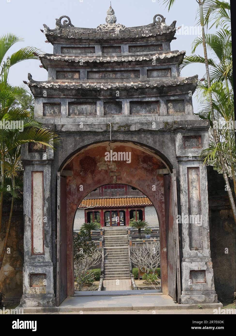 Vietnam, Thua Thien Hue Province, Hue City, Weltkulturerbe der UNESCO, Verbotene Stadt oder Purple City im Herzen der Imperial City, Min Stockfoto