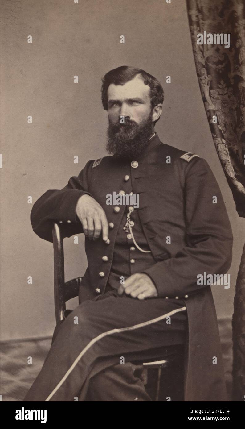 Hauptmann E. F. Miller 1865 Stockfoto