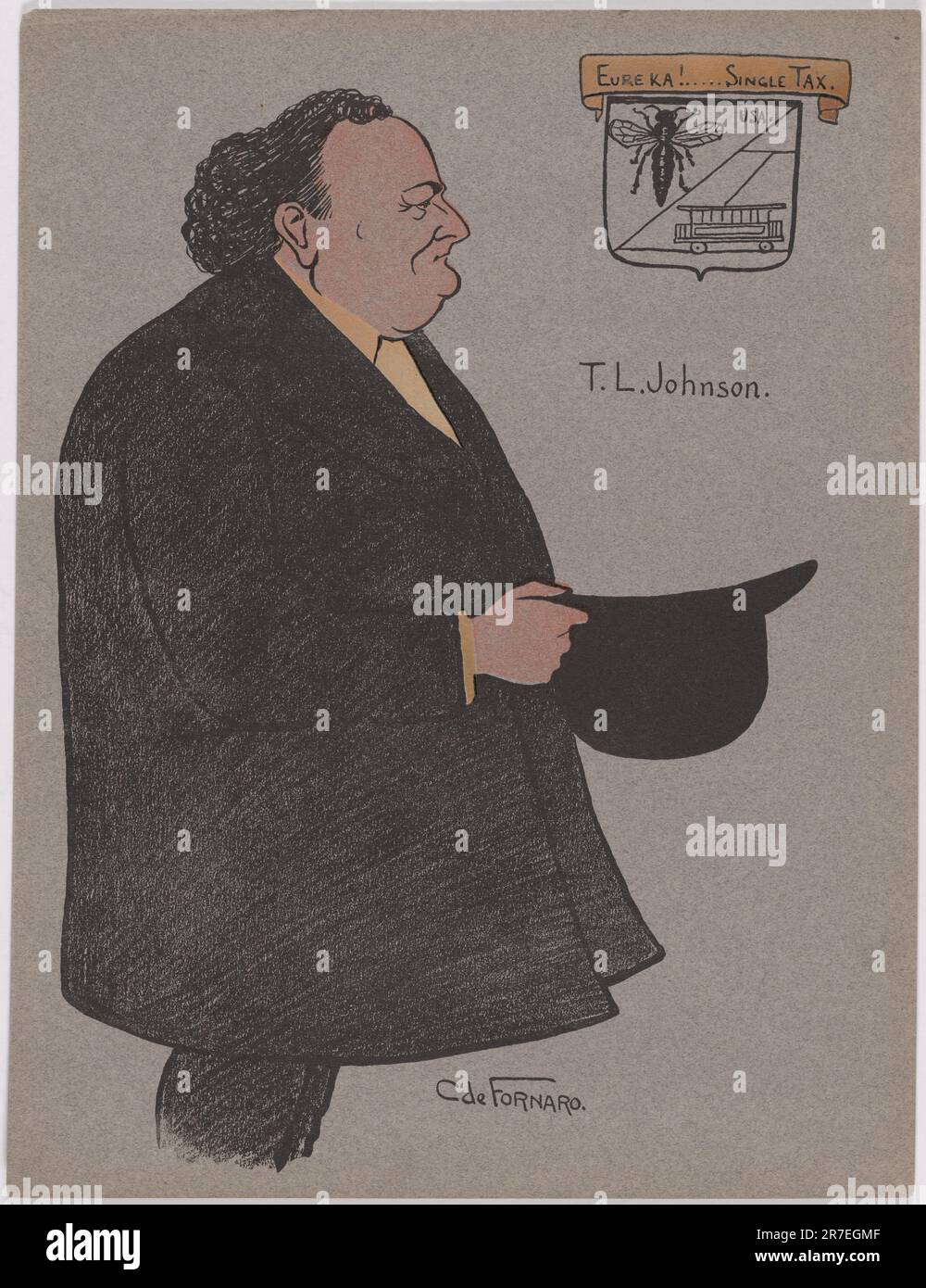 Tom Loftin Johnson 1902 Stockfoto