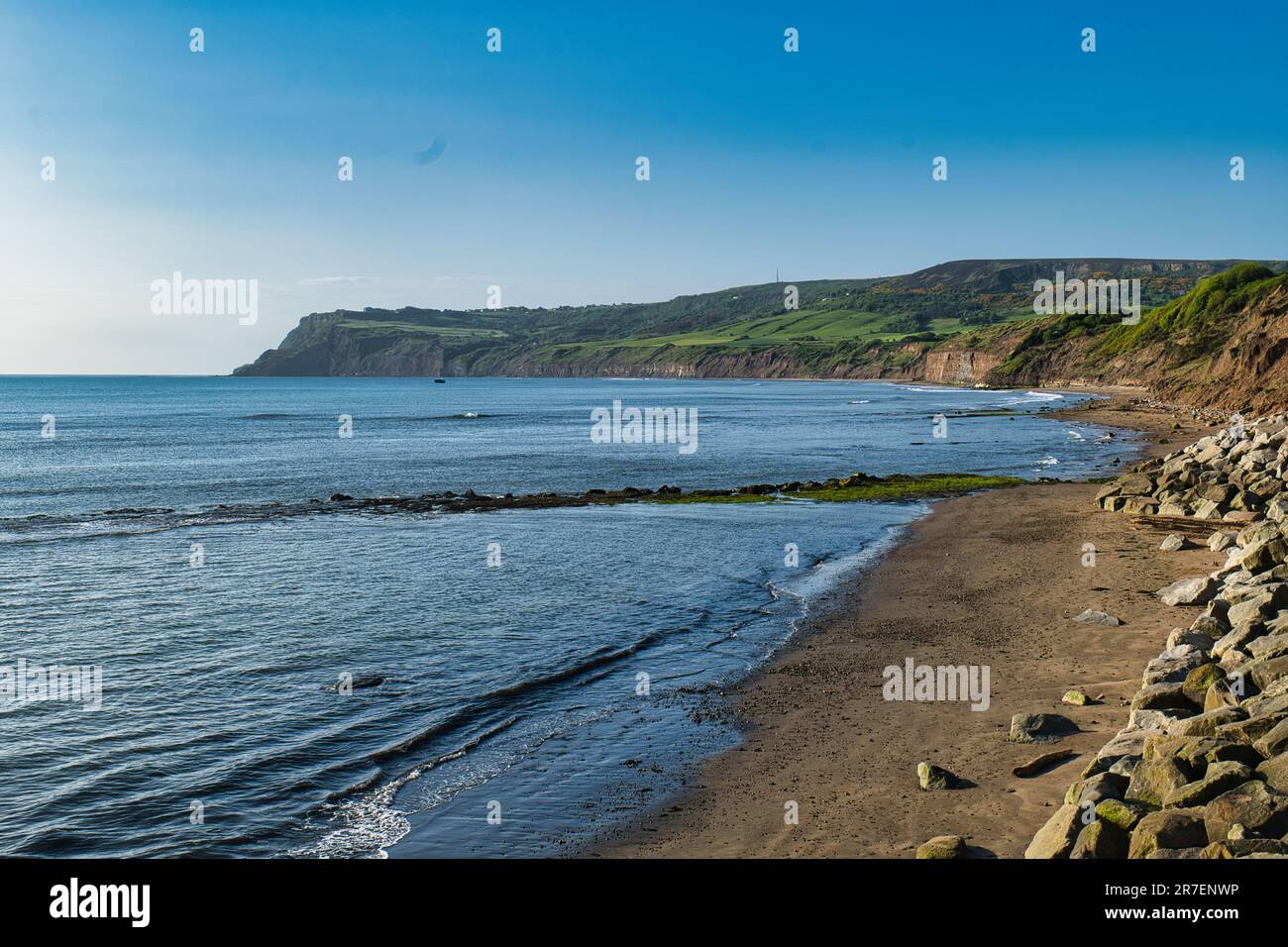 Ravenscar aus Robin Hood's Bay Stockfoto