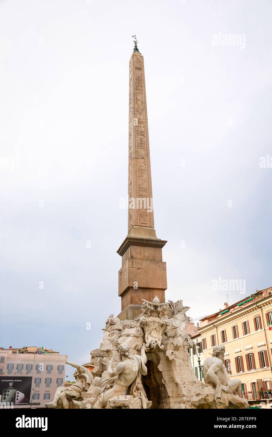 Das Innere des Pantheons in Rom, italien Stockfoto