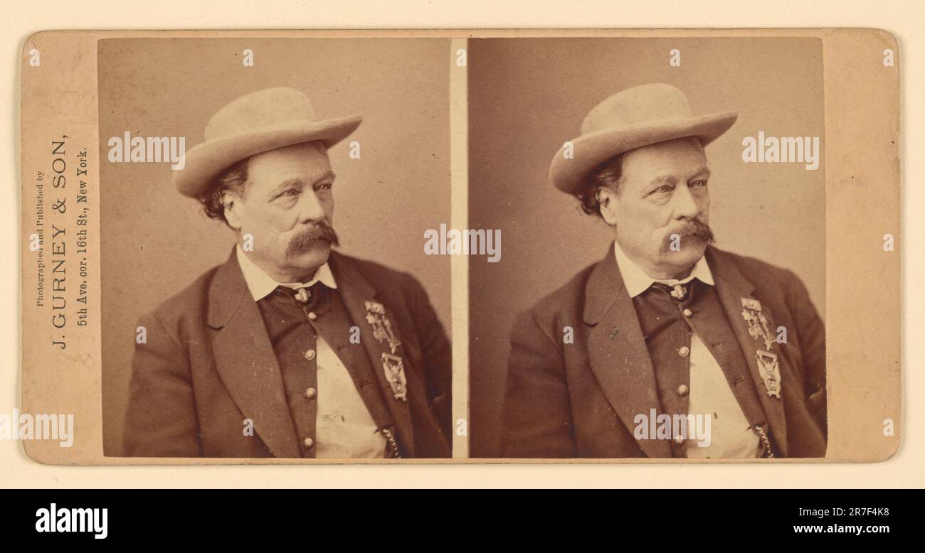 Edward Zane Carroll Judson c. 1872 Stockfoto