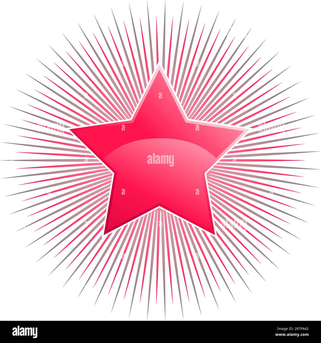 Roter Stern Stock Vektor