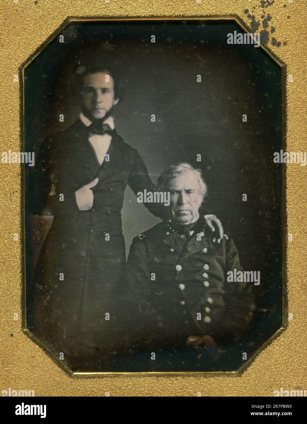 Zachary Taylor und William Bliss c. 1848 Stockfoto