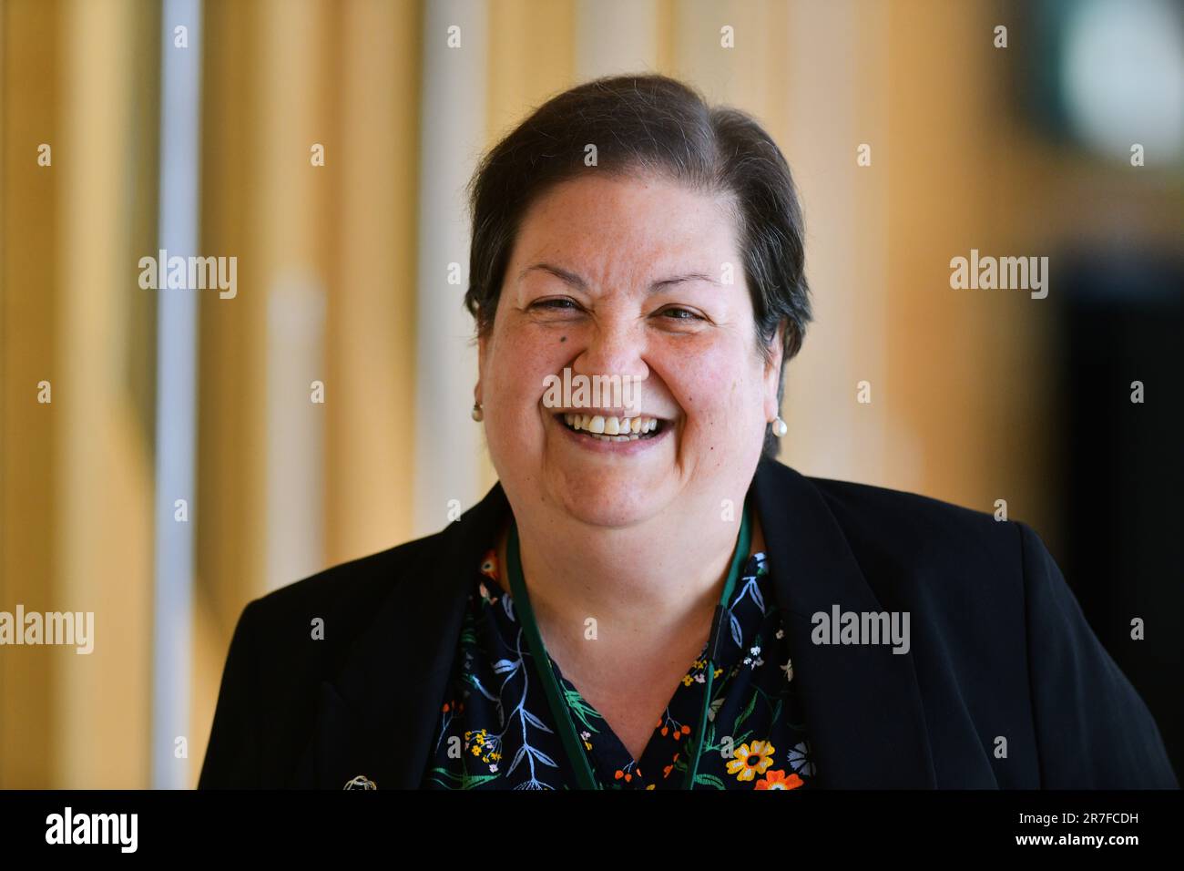 Edinburgh Scotland, Vereinigtes Königreich, 15. Juni 2023. Jackie Baillie vom Schottischen Parlament. Live-Nachrichten von sst/alamy Stockfoto