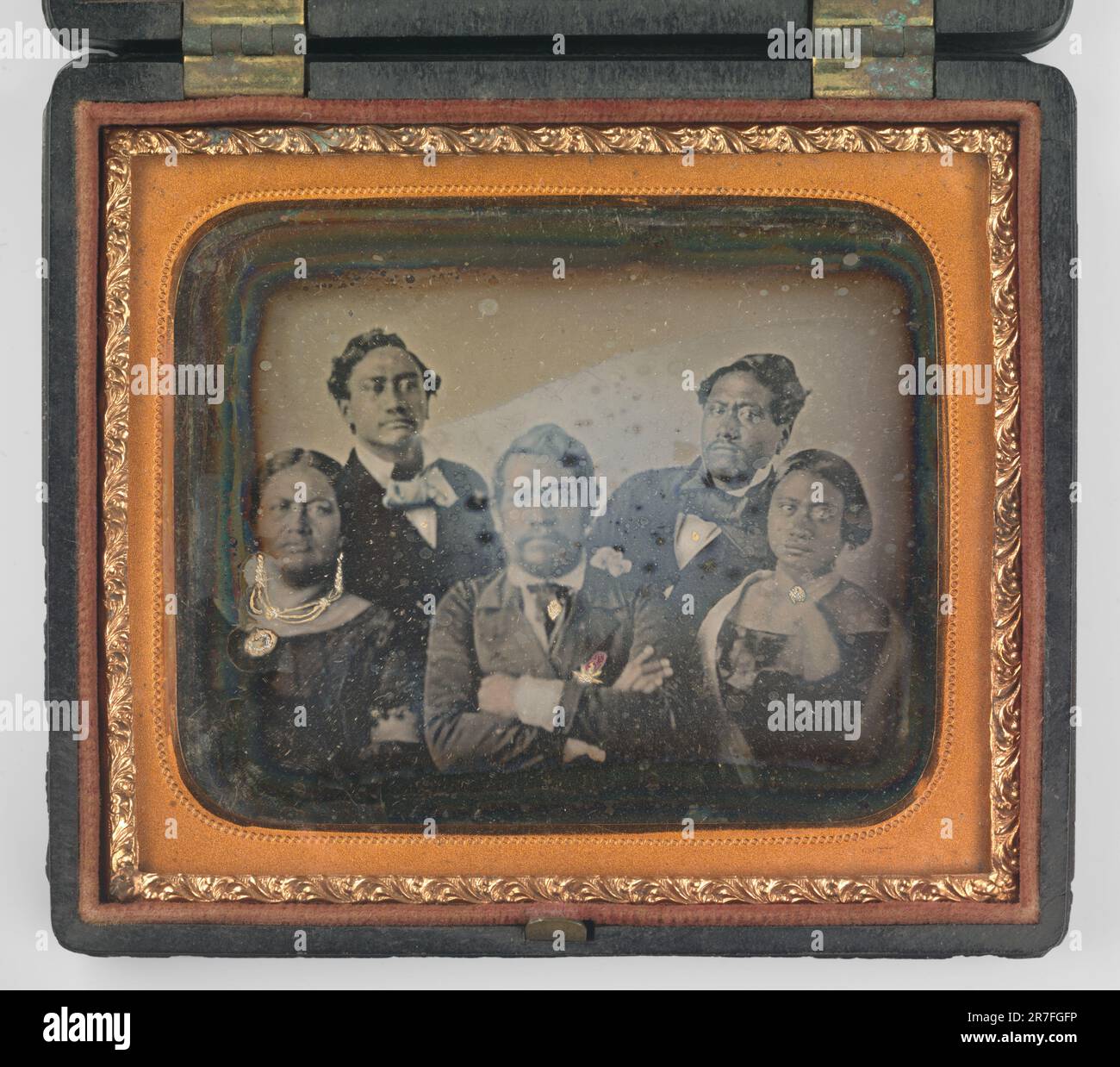 Kamehameha Royal Family c. 1853 Stockfoto