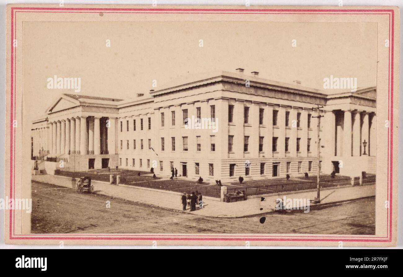 USA Patentamt 1865 Stockfoto