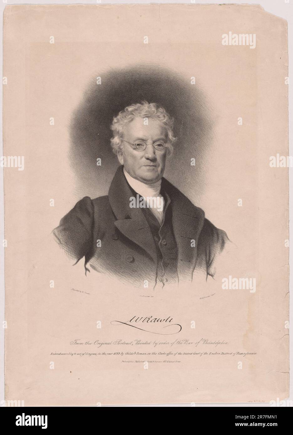 William Rawle 1832 Stockfoto