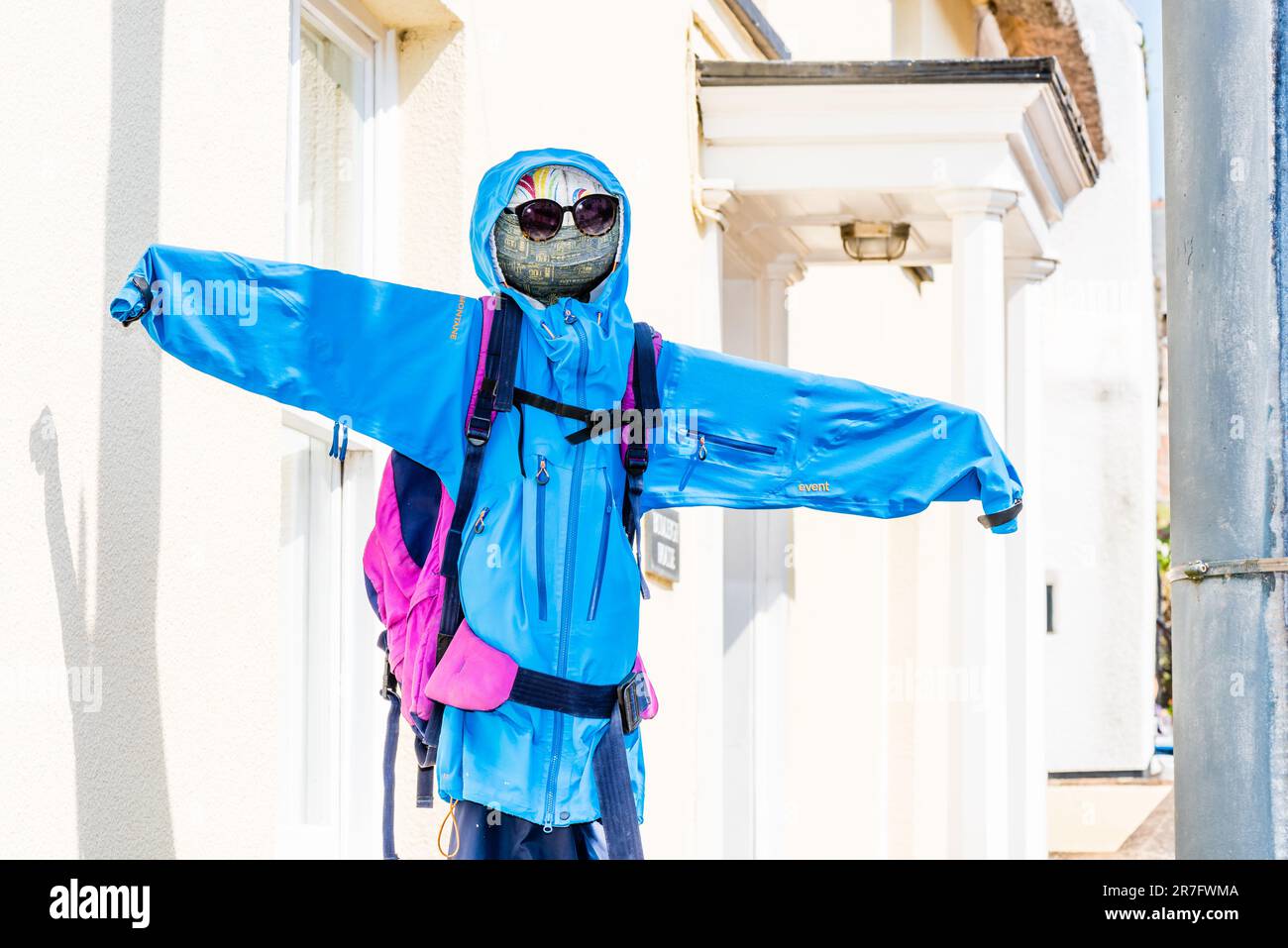 East Budleigh Village Vogelscheuche Festival in Aid of All Saints Church. Stockfoto