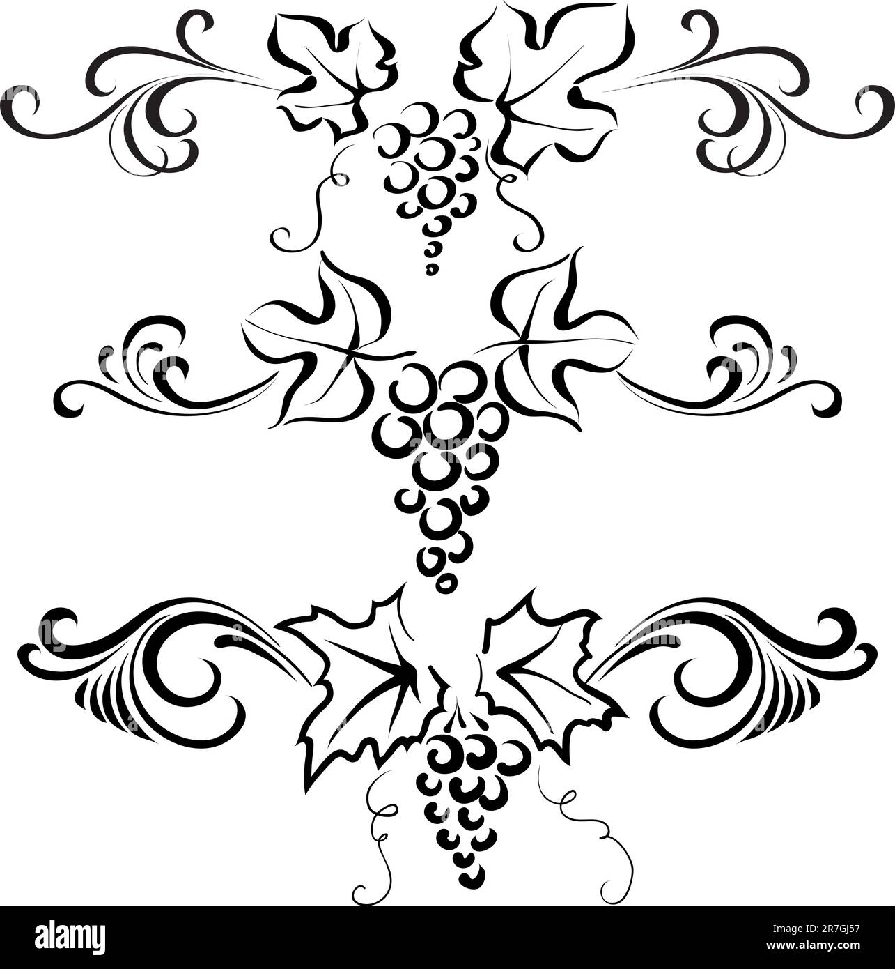 Trauben Stock Vektor