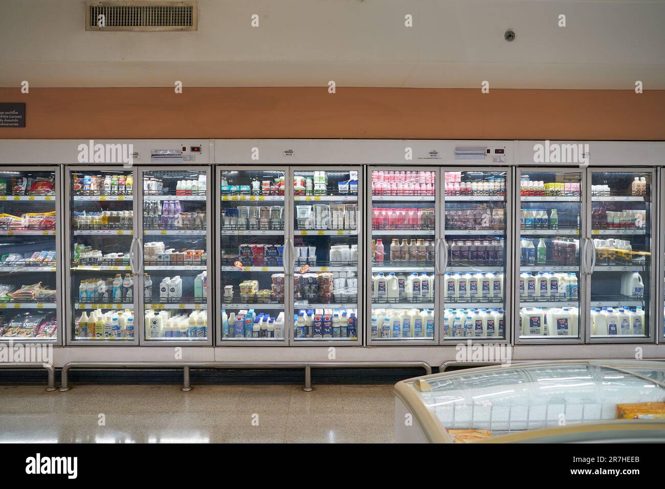 BANGKOK, THAILAND - CIRCA APRIL 2023: Im Big C Supercenter Ratchadamri in Bangkok. Stockfoto