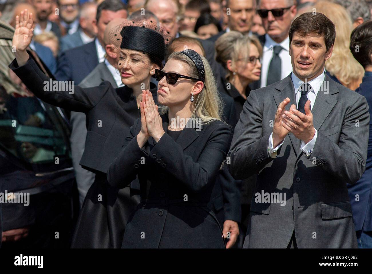 Family Members Of Former Italian Premier Silvio Berlusconi From Left family-members-of-former-italian-premier-silvio-berlusconi-from-left