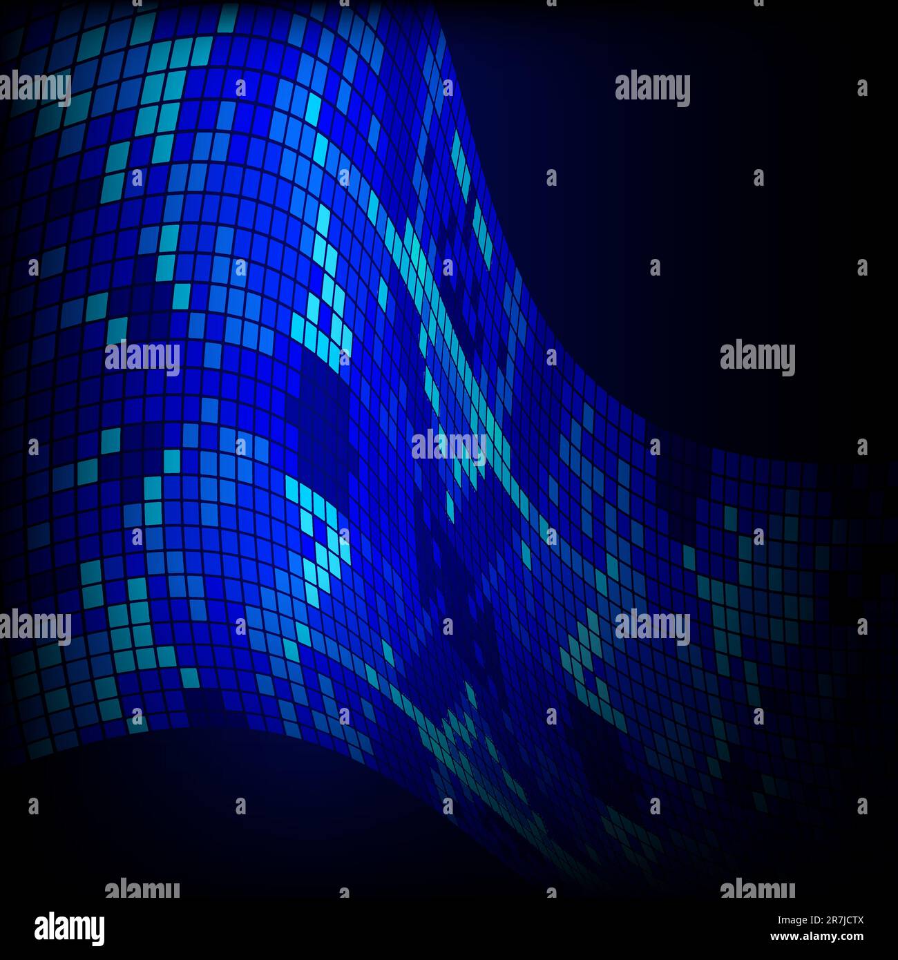 Abstract Vector Mosaik Hintergrund Stock Vektor