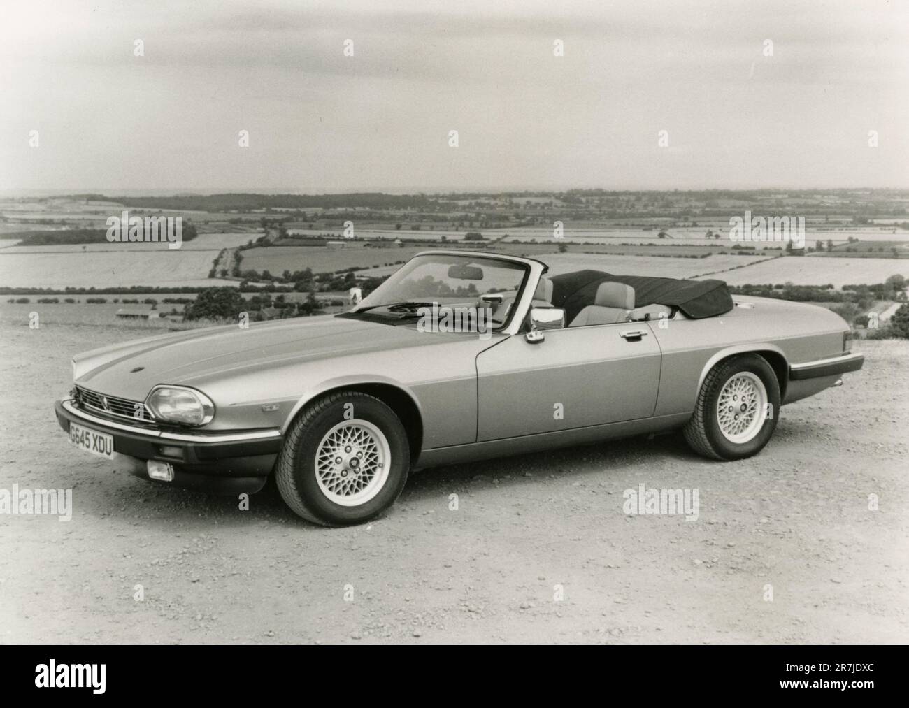 Jaguar XJ-S V12 Cabriolet, GB 1980er Stockfoto