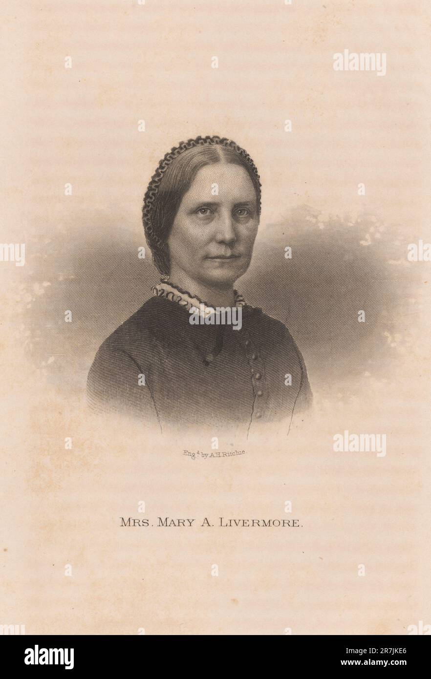 Mary Ashton Livermore c. 1867 Stockfoto