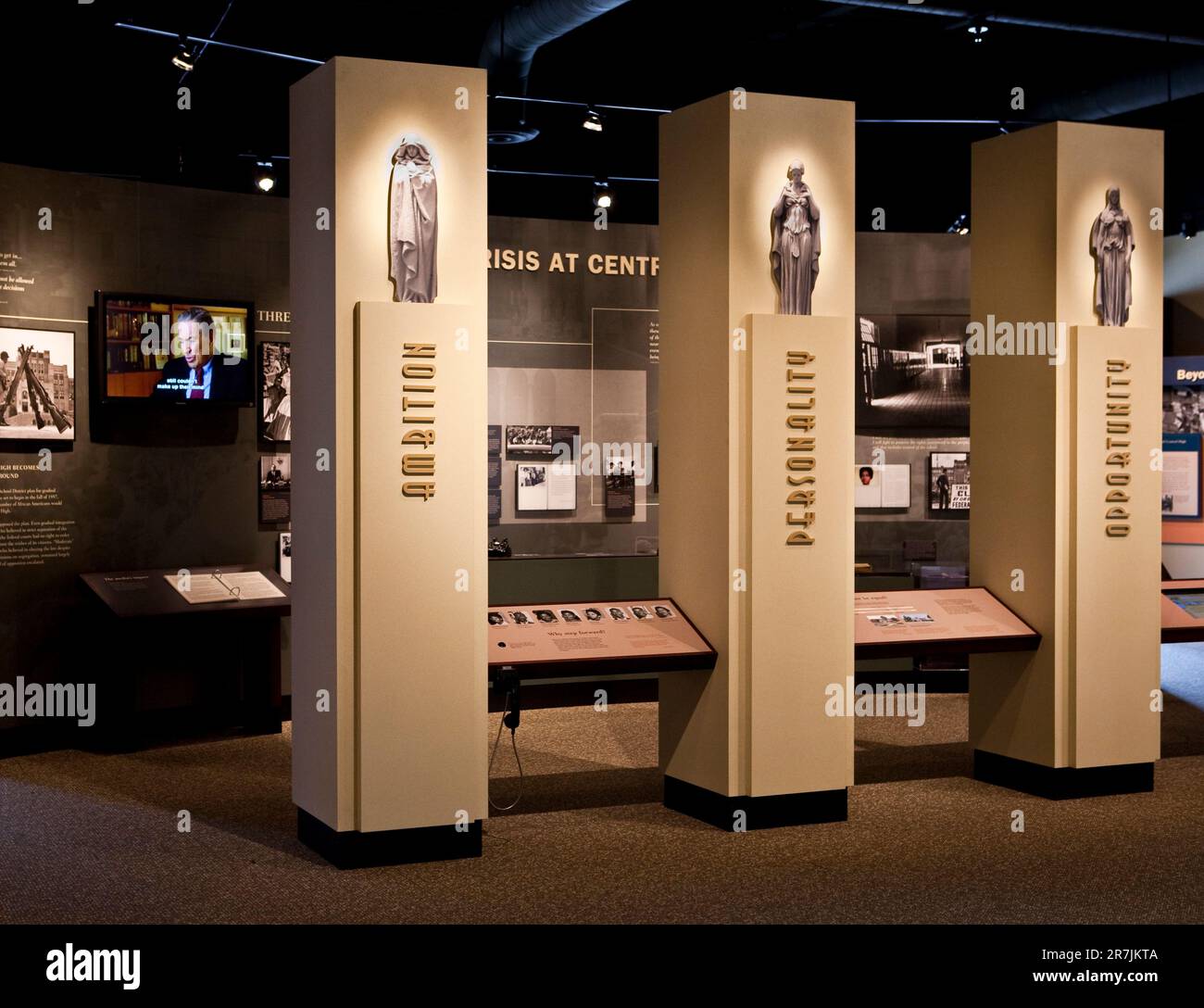 Little Rock Central High School National Historic Site, Besucherzentrum Stockfoto