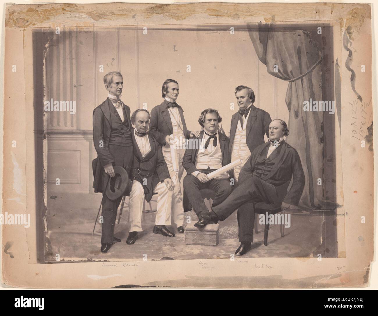 Das Dritte und letzte Konferenzkomitee des Senats der Vereinigten Staaten und des Repräsentantenhauses zum Gesetz c. 1860 über die Bewilligung der Armee Stockfoto