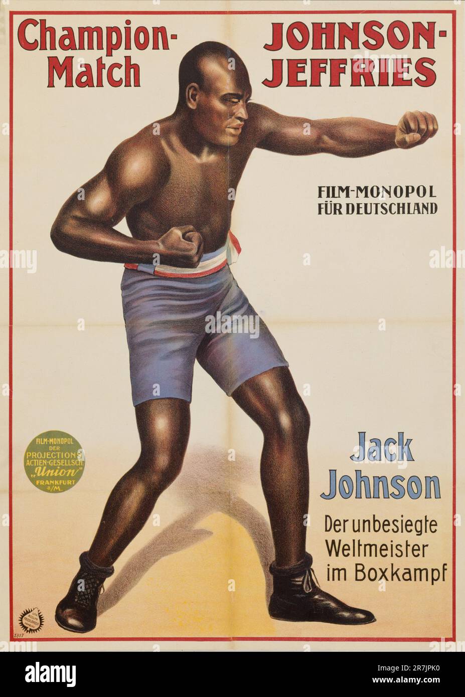 Jack Johnson c. 1910 Stockfoto