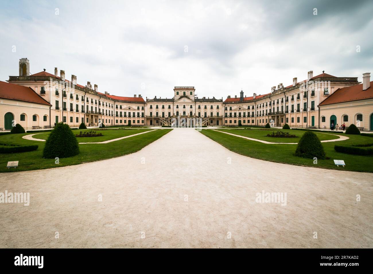 Schloss Esterhazy, erbaut im späten 18. Jahrhundert, Fertod, Ungarn Stockfoto