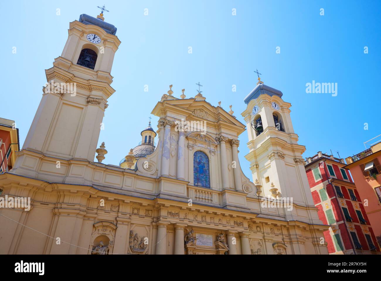 Basilika Santa Margherita, Santa Margherita, Ligurien, Italien Stockfoto
