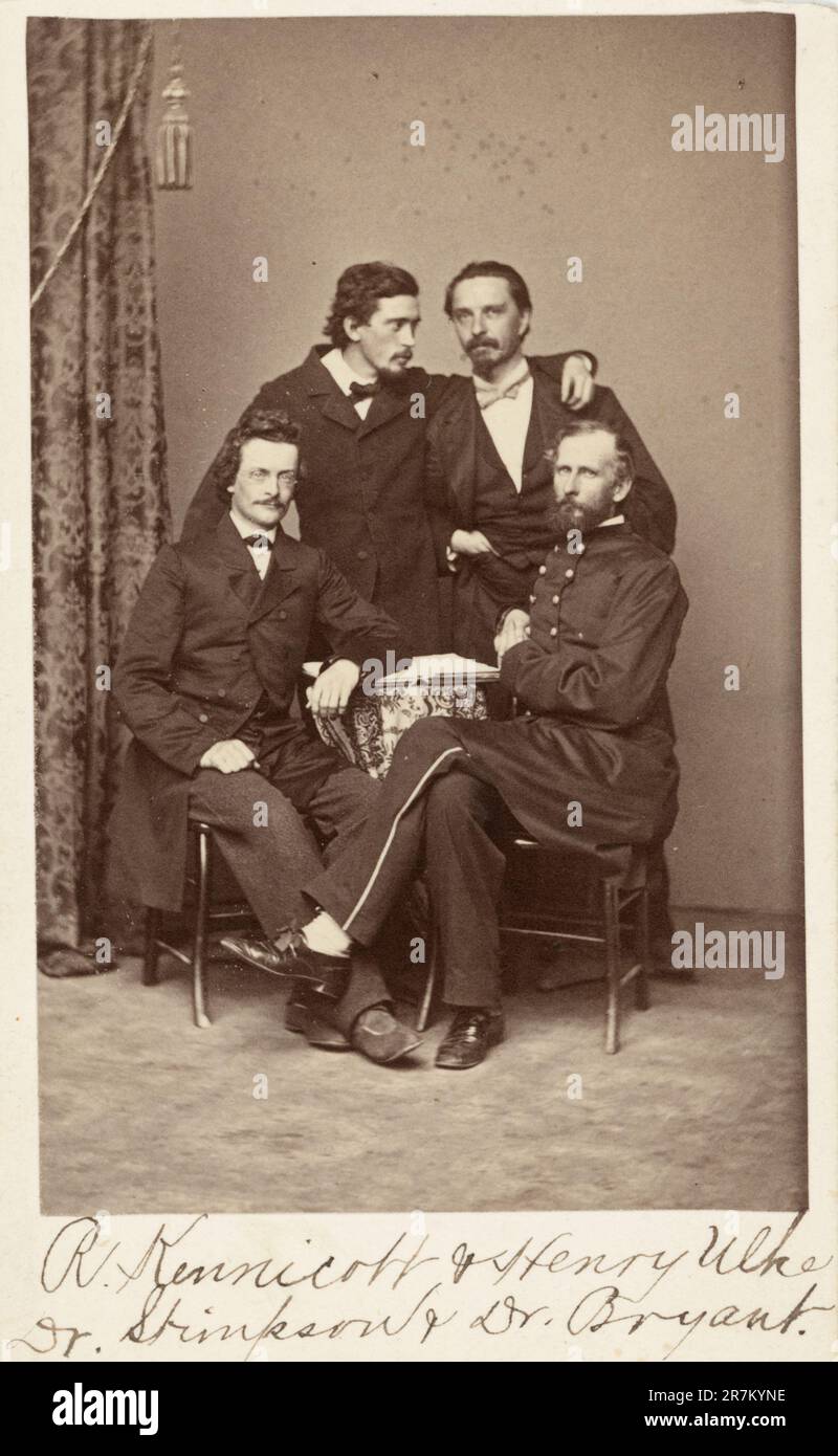 R. Kennicott und Gruppe c. 1863 Stockfoto