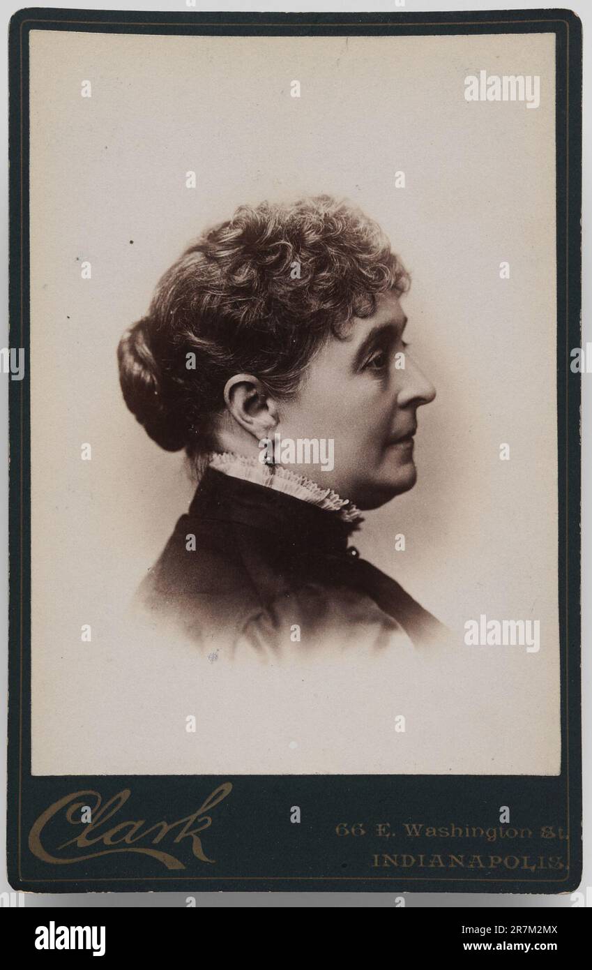 Caroline Harrison c. 1889 Stockfoto