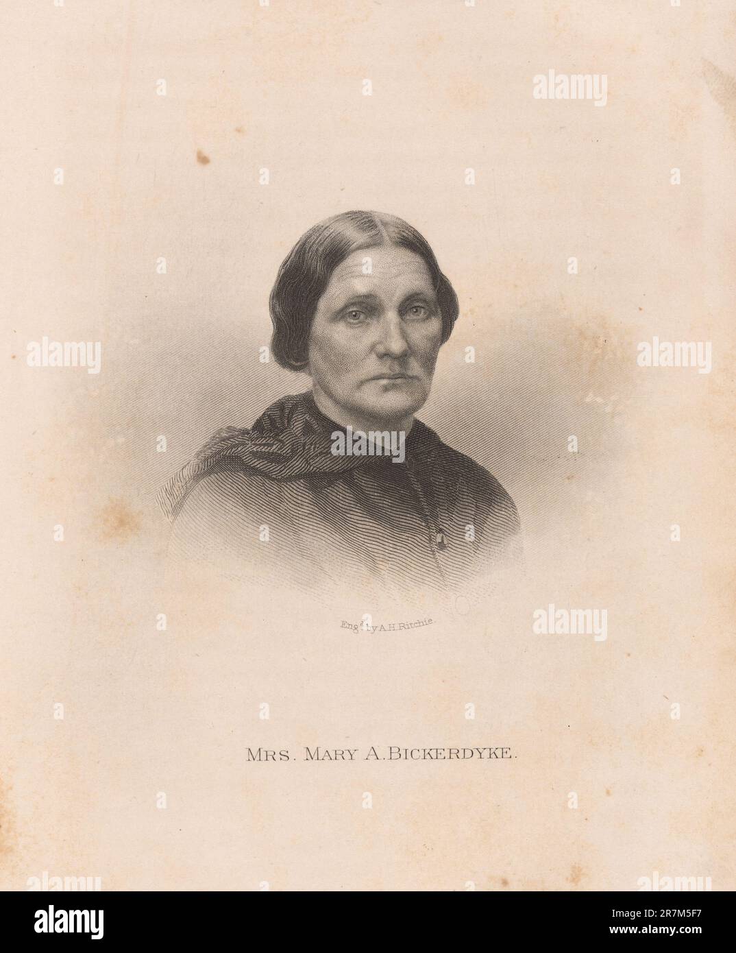 Mary Ann Bickerdyke c. 1867 Stockfoto