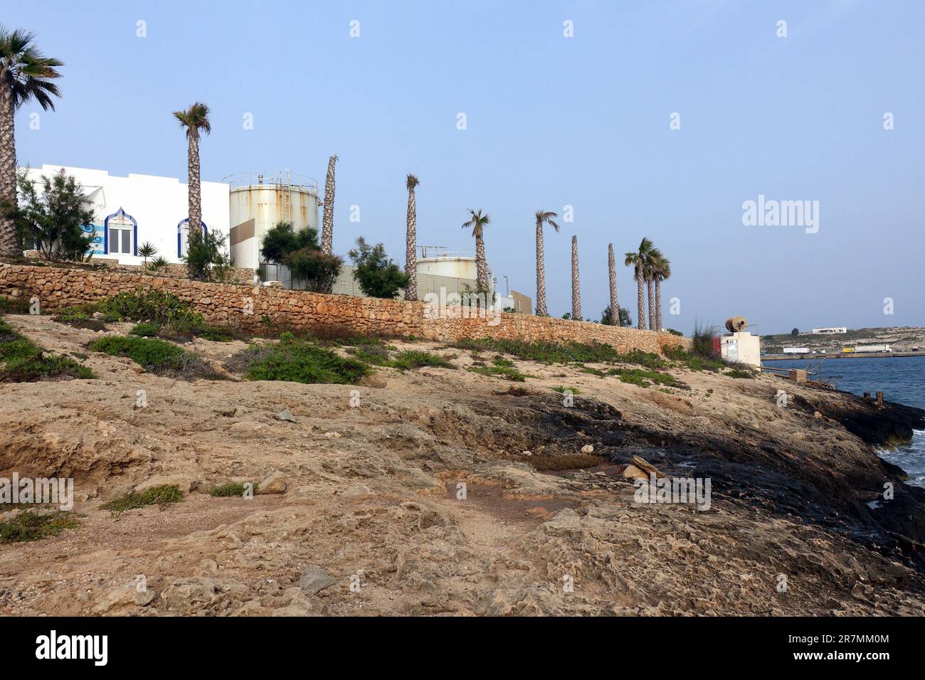 Bild vom Naturschutzgebiet Lampedusa Island. Sizilien, Italien Stockfoto