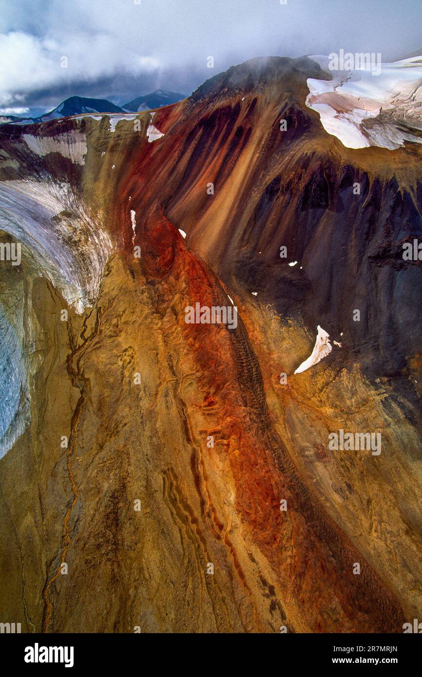 Luftaufnahme der Spectrum Range, BC, Kanada Stockfoto