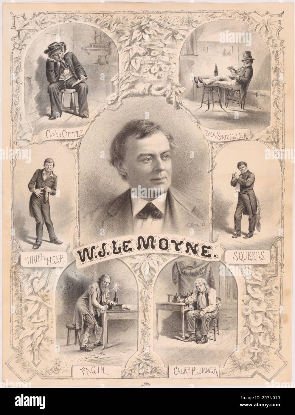 William J. Le Moyne 1887-1888 Stockfoto