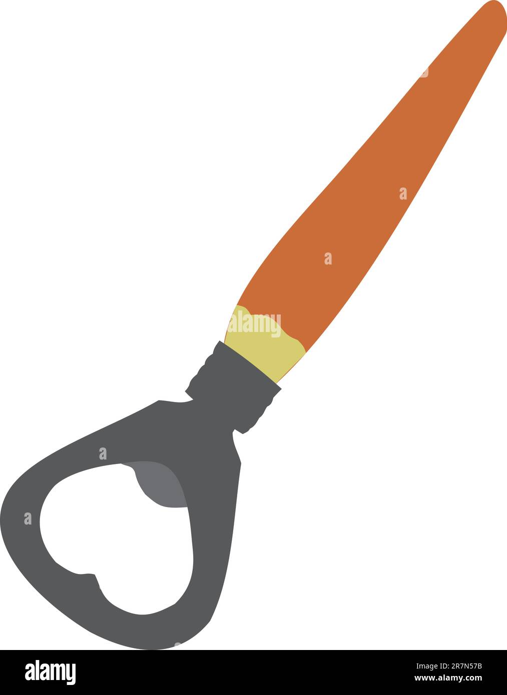 Ein Flaschenöffner Stock Vektor