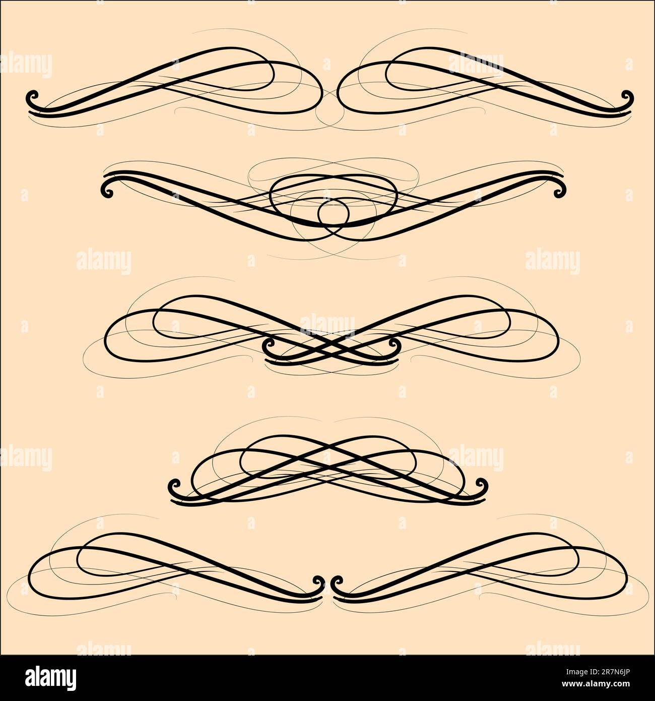 Dekorative Elemente Stock Vektor