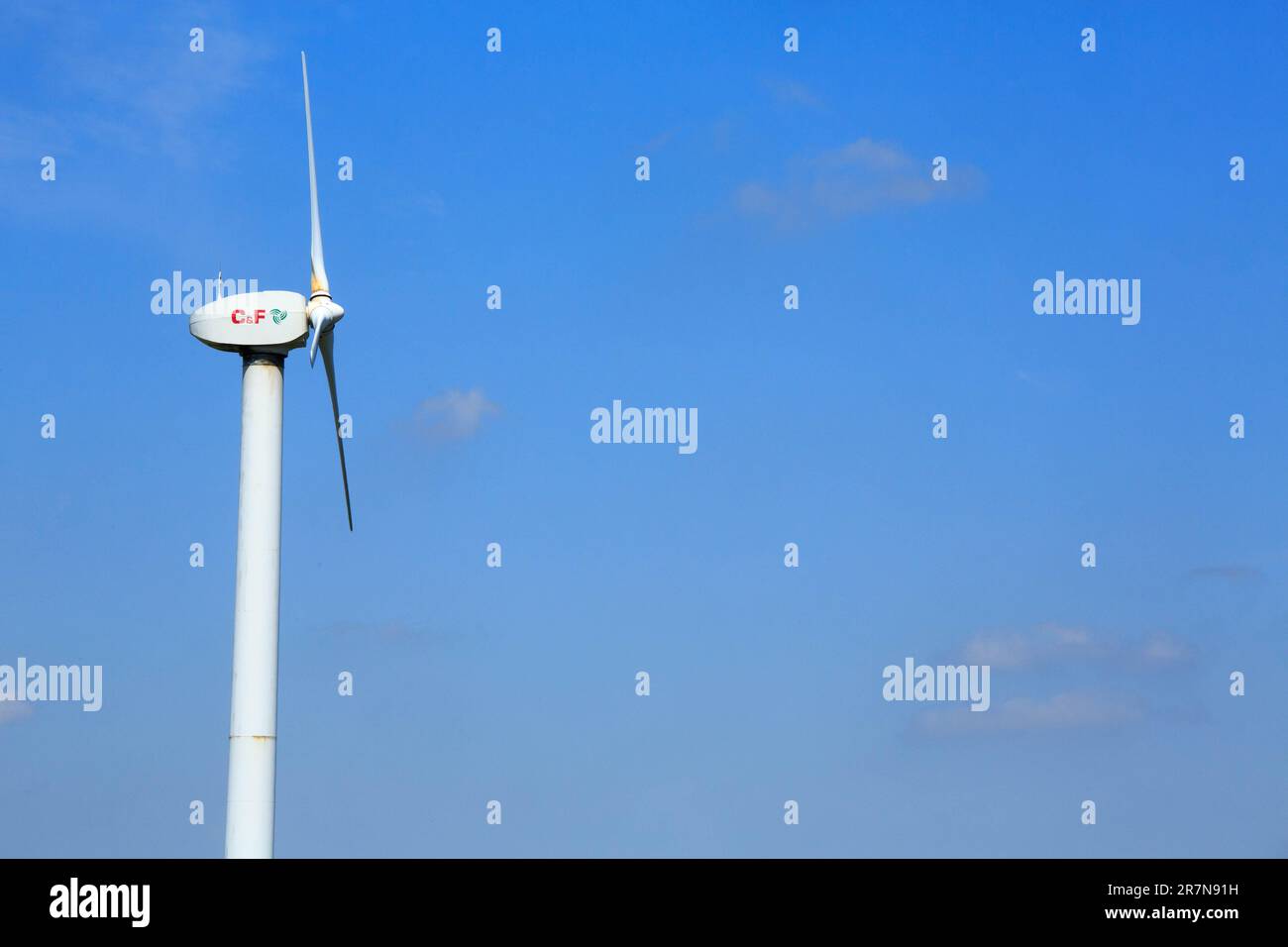 15. Juni 2023 Windturbine Stockfoto