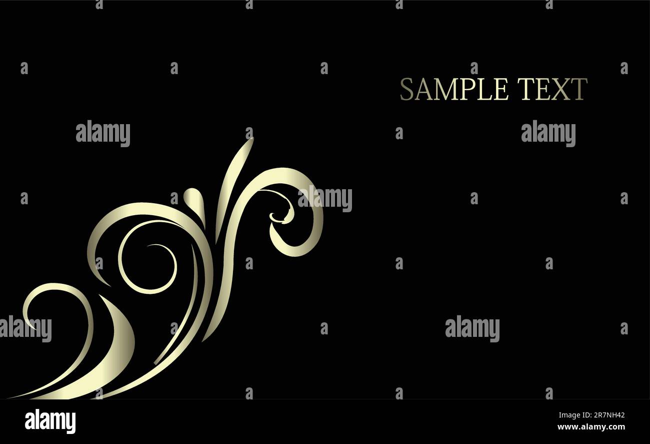 Vektor-schöne Luxus-Karte oder Einladung Stock Vektor