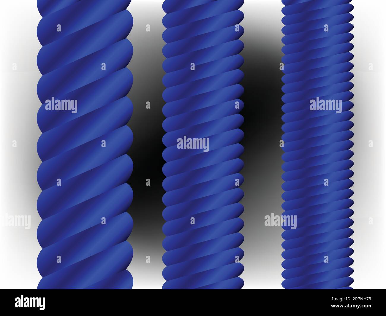 Blaue vertikale Spalten, abstrakte Vektorgrafik Stock Vektor