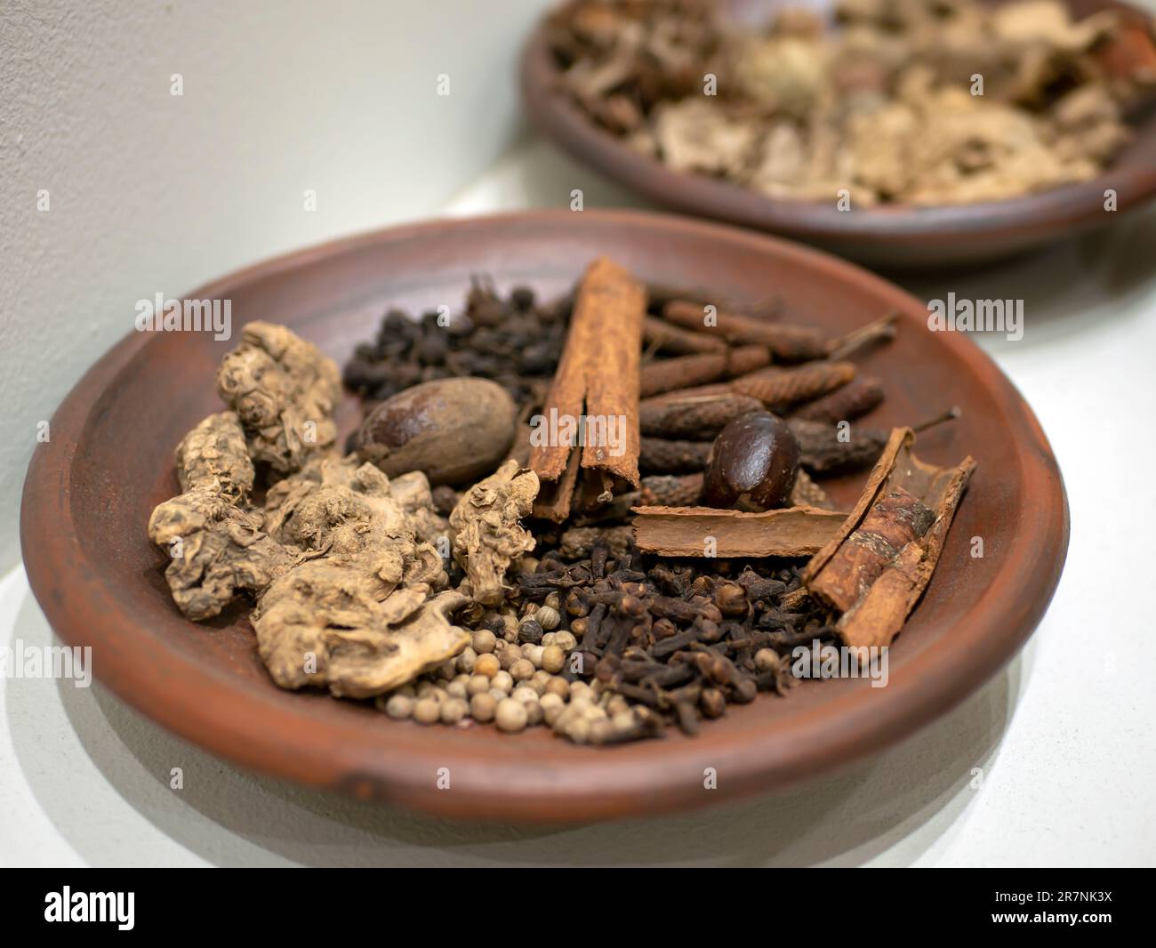 Bumbu Dapur, trockene javanische traditionelle Gewürze, zum Kochen eines gesunden Essens Stockfoto