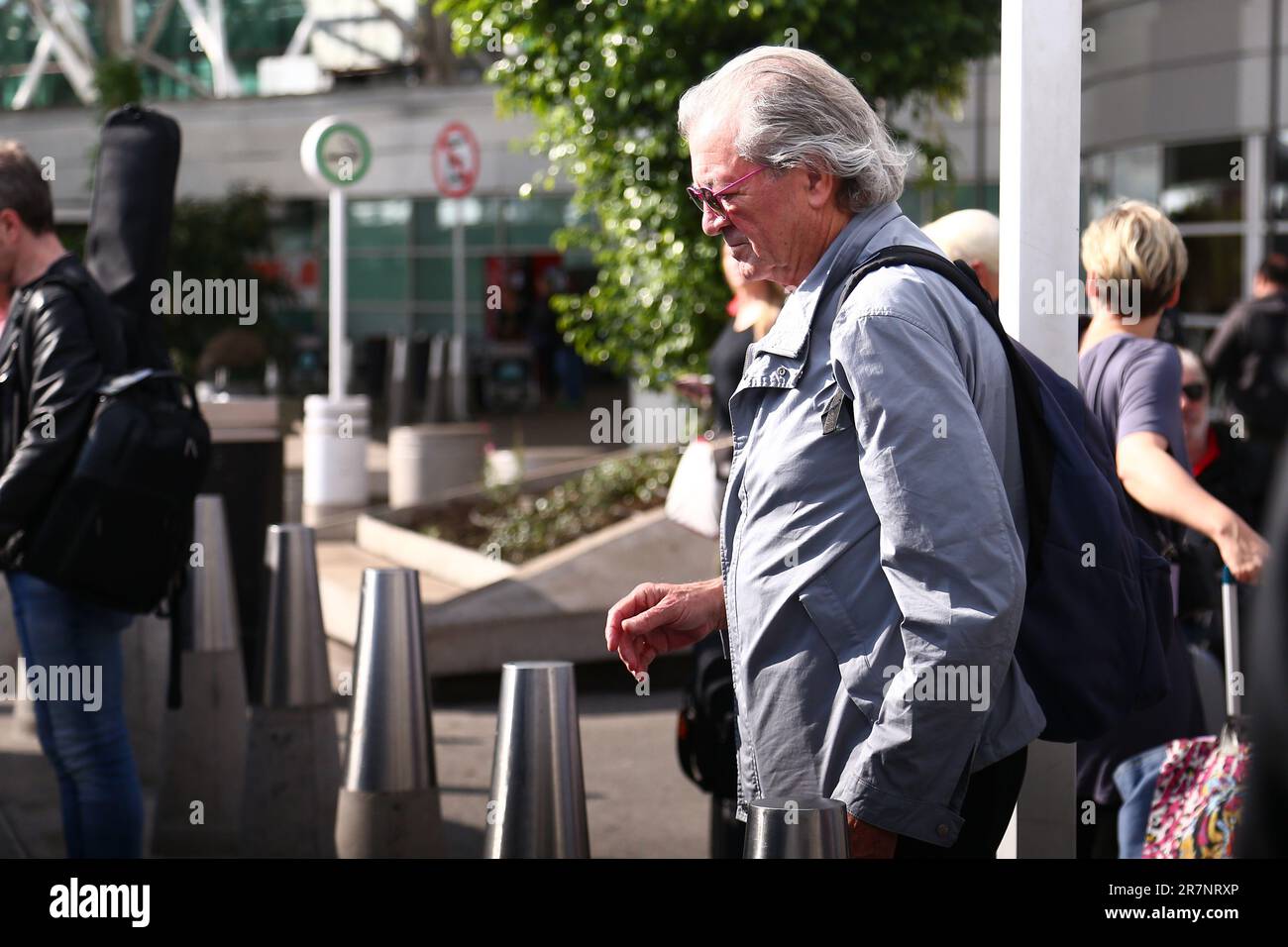 Deep Purple, Ankunft in Buenos Aires Stockfoto