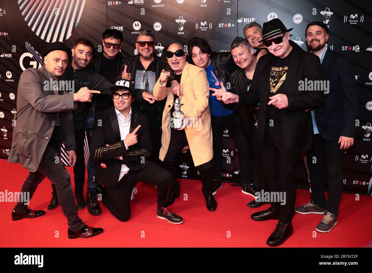 La Mosca 'Muchachos' Bandsänger Stockfoto