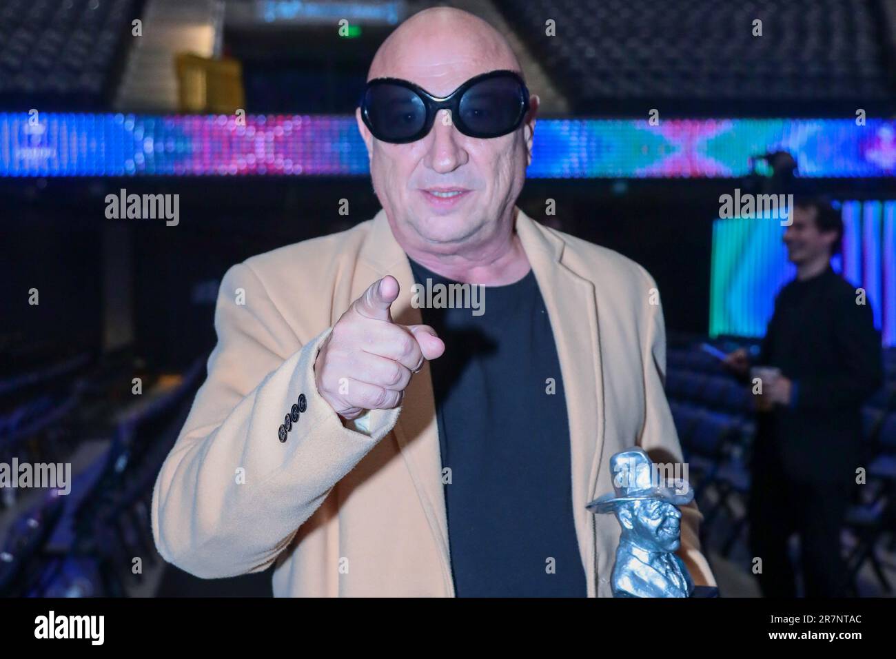 La Mosca 'Muchachos' Bandsänger Stockfoto