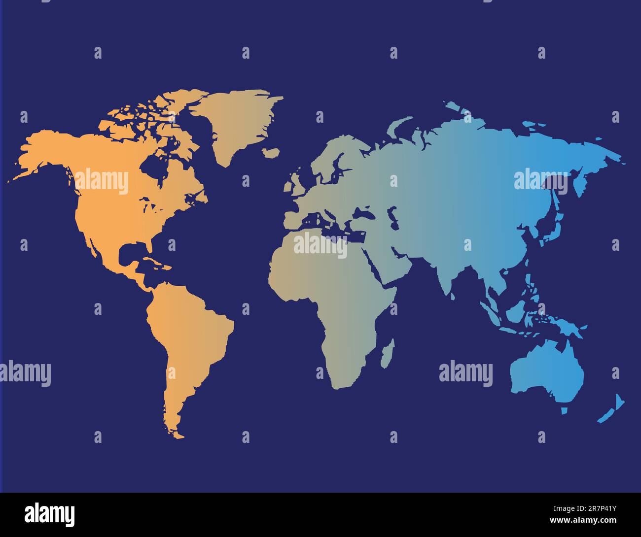 Welt Karte Vektor-illustration Stock Vektor