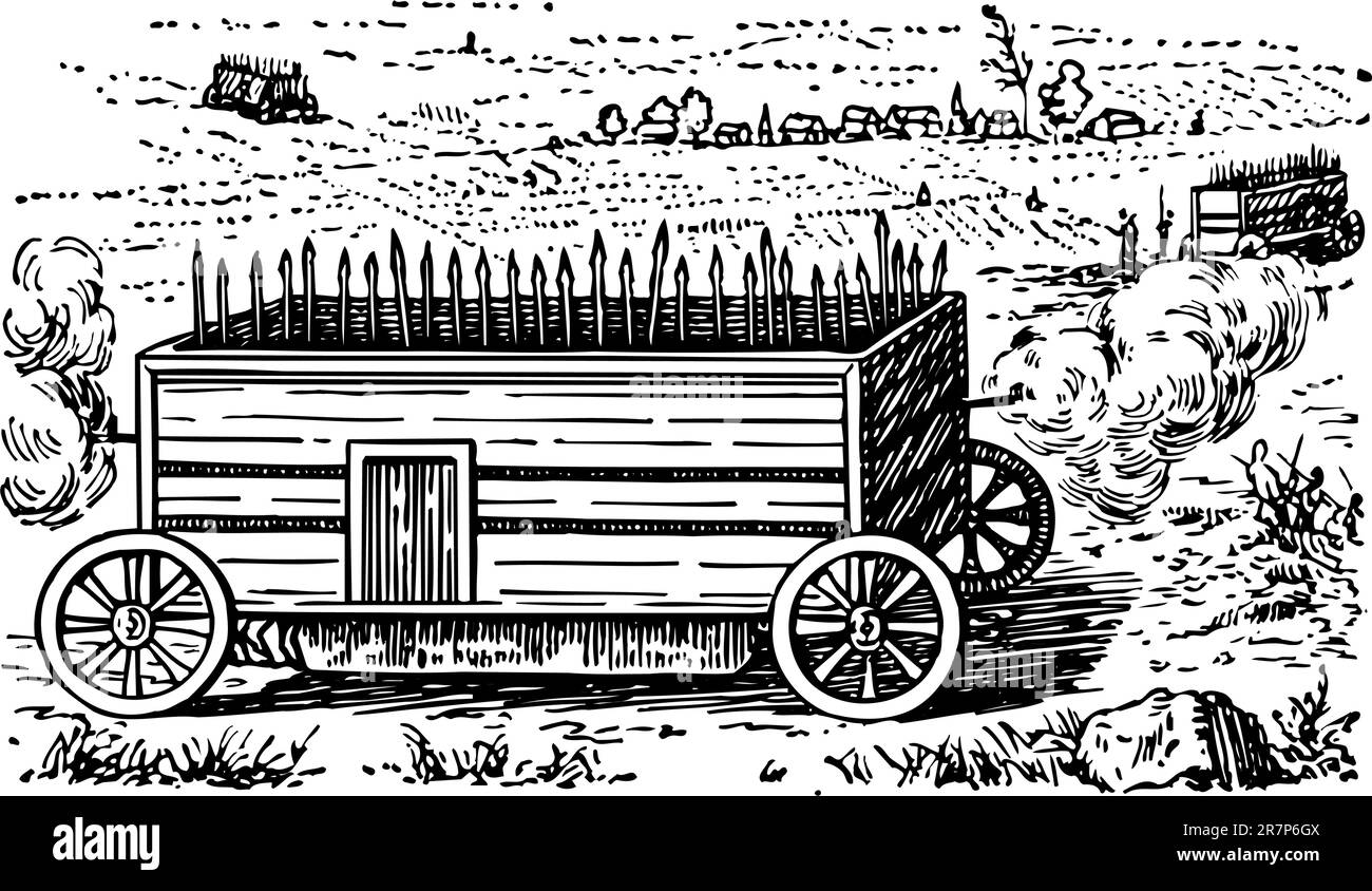 Mittelalterliche Schlacht Stock Vektor