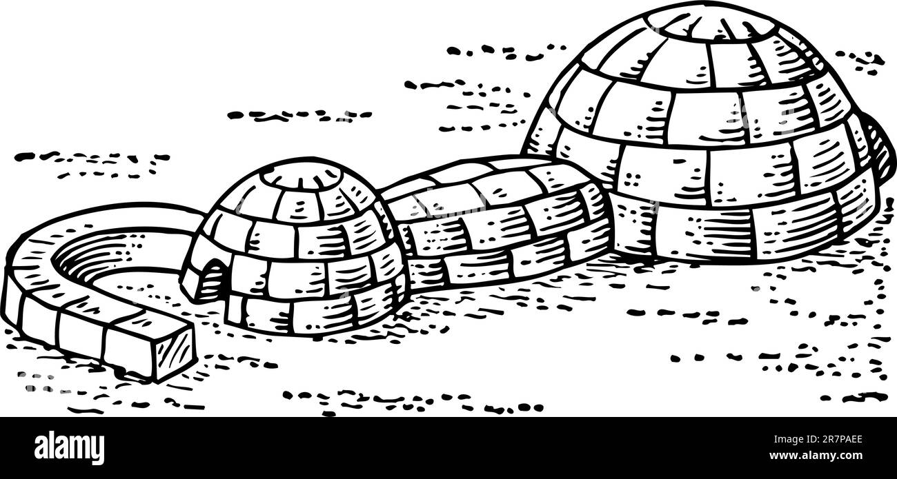 Iglu Stock Vektor
