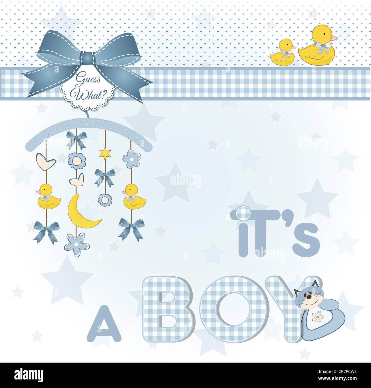 Baby Ankündigung Stock Vektor