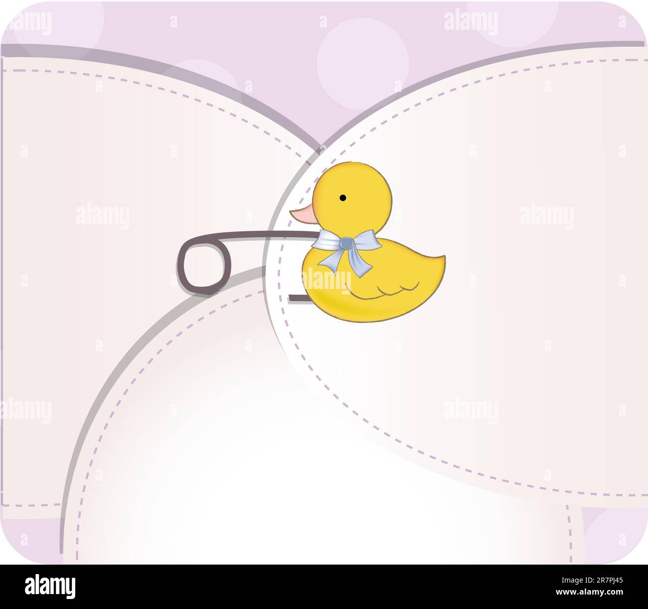 neue Baby Ankündigung Stock Vektor