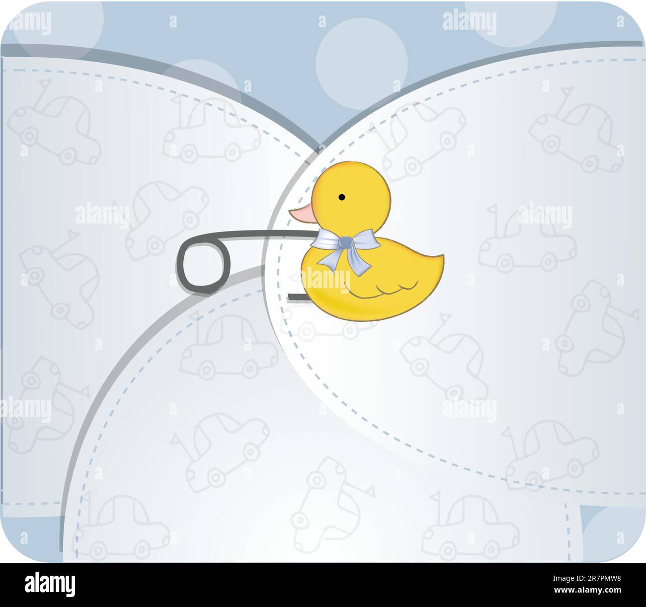 neue Baby Ankündigung Stock Vektor