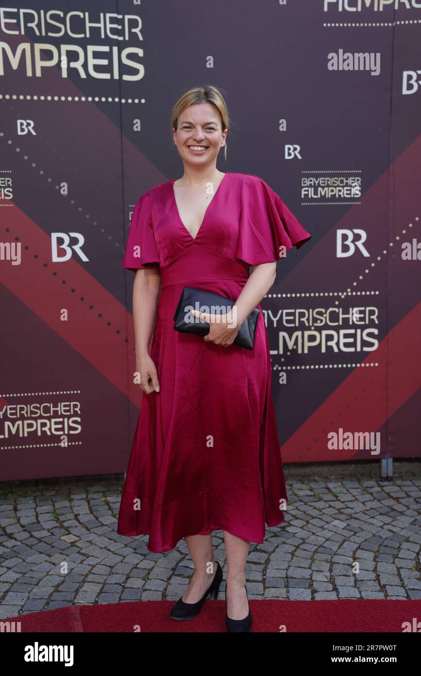 Katharina Schulze nimmt am 16. Juni 2023 in München am Bayerischen Filmpreis 2023 (Bayerischer Filmpreis) in Prinzregententheater Teil. Stockfoto
