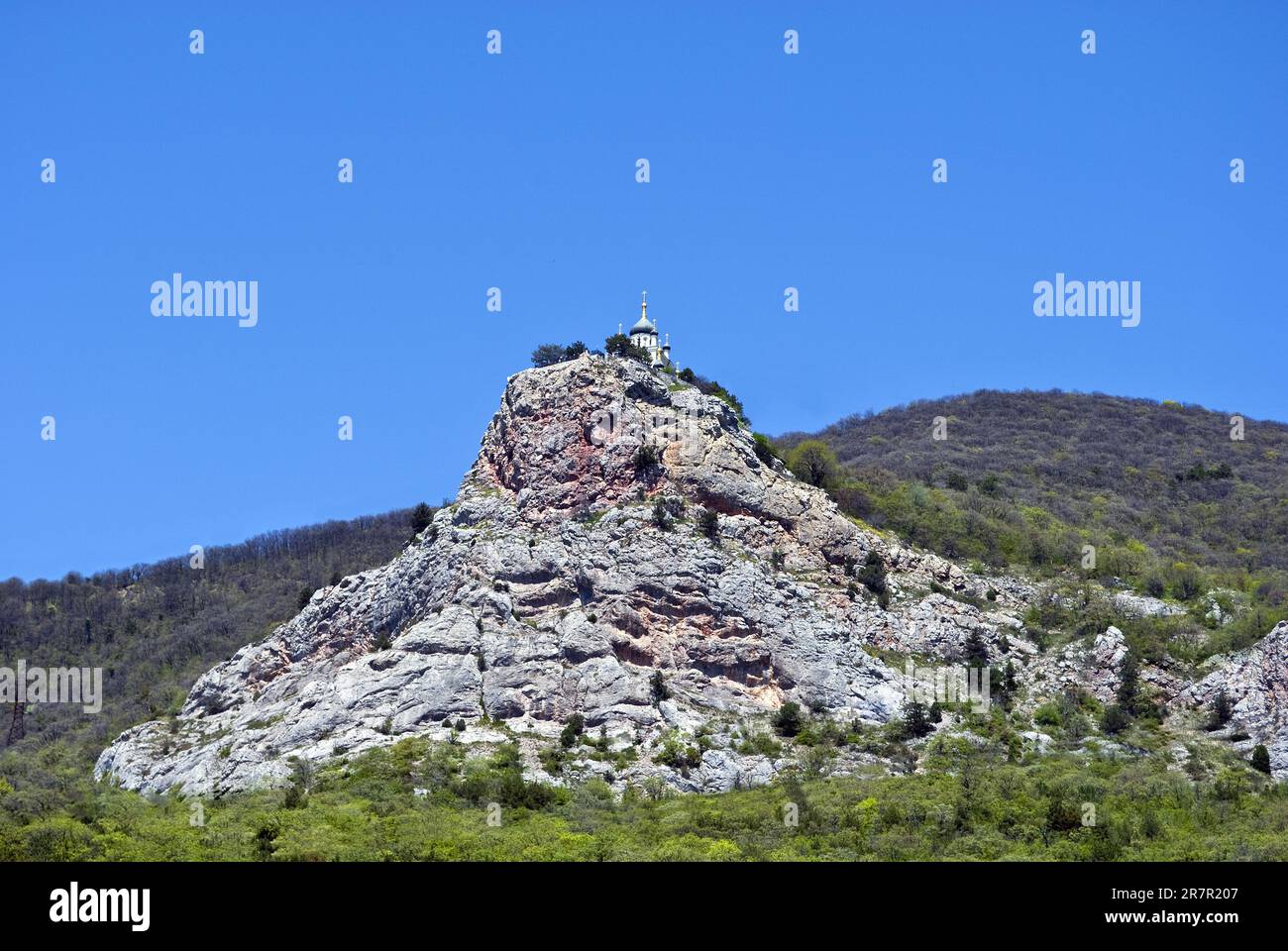 Foros Kirche auf dem Berg auf der Krim Stockfoto