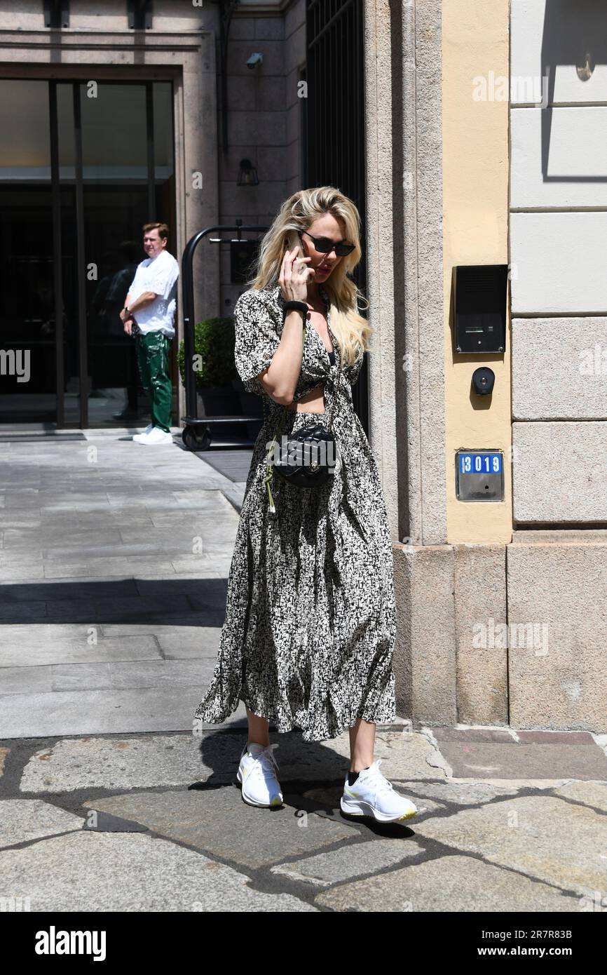 Mailand, Italien. 17. Juni 2023. Milan, Ilary Blasi in Mailand Kredit: Independent Photo Agency Srl/Alamy Live News Stockfoto