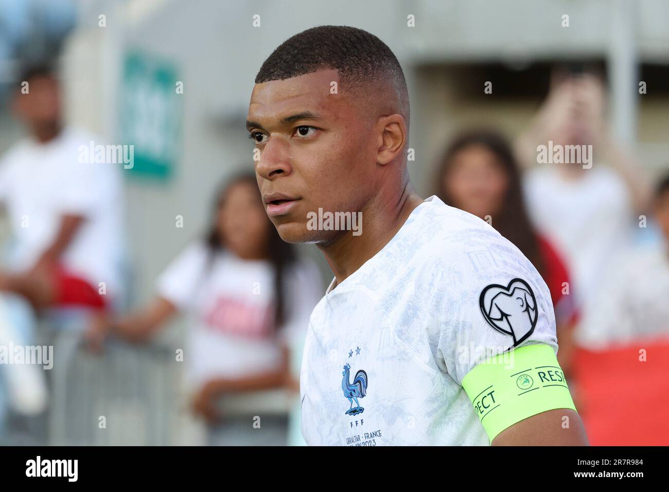 Faro, Portugal. 16. Juni 2023. Kylian Mbappe von Frankreich während der UEFA Euro 2024, Europäische Qualifikatoren, Gruppe B, Fußballspiel zwischen Gibraltar und Frankreich am 16. Juni 2023 in der Estadio Algarve in Faro, Portugal - Foto Jean Catuffe/DPPI Credit: DPPI Media/Alamy Live News Stockfoto