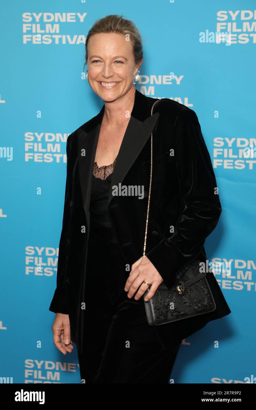 Sydney, Australien. 17. Juni 2023 Sydney Film Festival 70.: Weltpremiere, Bay of Fires, roter Teppich im Event Cinemas George Street. Abbildung: Marta Düsseldorp (Besetzung). Kredit: Richard Milnes/Alamy Live News Stockfoto